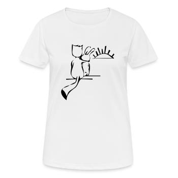 Freundschaft - Frauen T-Shirt atmungsaktiv - Weiß - Vorne - AI Model Female 172 dark (172cm)