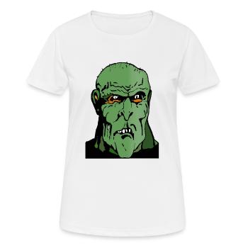 homme laid monstre vert - T-shirt respirant Femme - blanc - Devant - AI Model Female 172 dark (172cm)