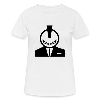Punk - Frauen T-Shirt atmungsaktiv - Weiß - Vorne - AI Model Female 172 dark (172cm)