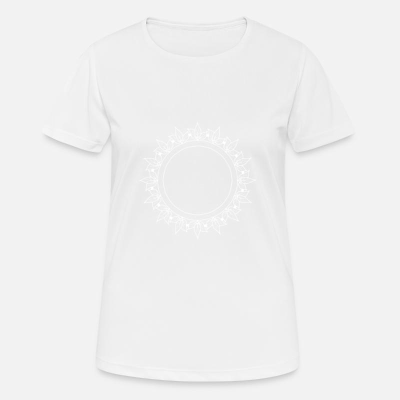 Autumn frame white - Women's Breathable T-Shirt - white