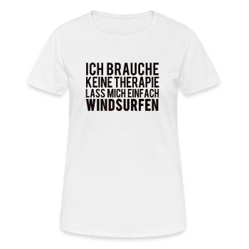Windsurfing - Women's Breathable T-Shirt - white - Front - AI Model Female 172 dark (172cm)