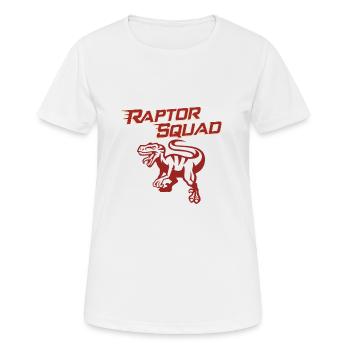 Raptor squad - Women's Breathable T-Shirt - white - Front - AI Model Female 172 dark (172cm)