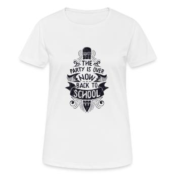 Back To School - Women's Breathable T-Shirt - white - Front - AI Model Female 172 dark (172cm)