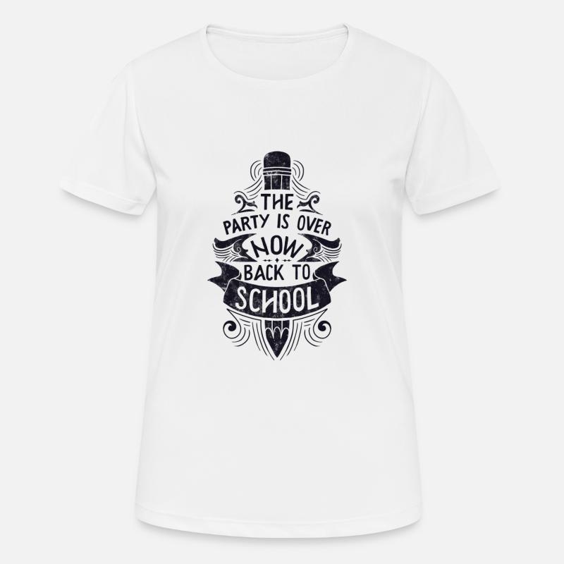 Back To School - Women's Breathable T-Shirt - white