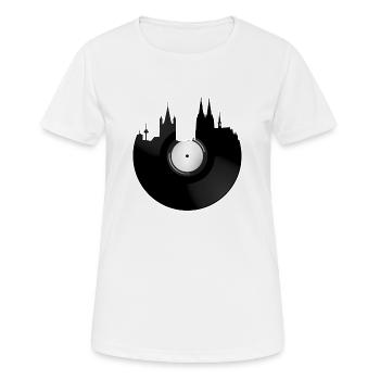 Cologne Long Play - Cologne LP - T-shirt respirant Femme - blanc - Devant - AI Model Female 172 dark (172cm)