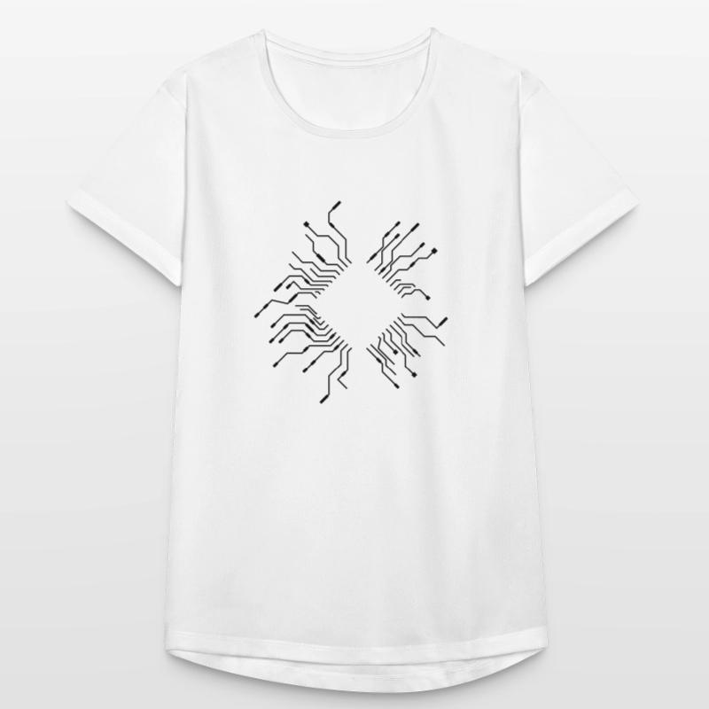 wires processor cpu wire cabling computer Women's Breathable T-Shirt