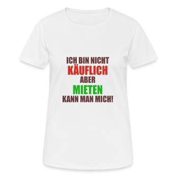 Toller lustiger Spruch für tolle Partys! ;D - Frauen T-Shirt atmungsaktiv - Weiß - Vorne - AI Model Female 172 dark (172cm)
