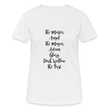 Buffy méchants - T-shirt respirant Femme - blanc - Devant - AI Model Female 172 dark (172cm)