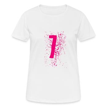 7 - Women's Breathable T-Shirt - white - Front - AI Model Female 172 dark (172cm)