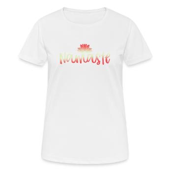 Namaste - Women's Breathable T-Shirt - white - Front - AI Model Female 172 dark (172cm)