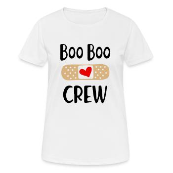 Boo Boo Crew - Women's Breathable T-Shirt - white - Front - AI Model Female 172 dark (172cm)