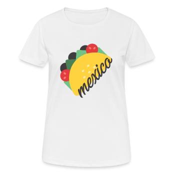 Mexico - T-shirt respirant Femme - blanc - Devant - AI Model Female 172 dark (172cm)