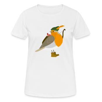 Robin Hood Robin Colorful - Women's Breathable T-Shirt - white - Front - AI Model Female 172 dark (172cm)