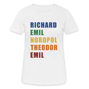 Rente Nato Alphabet Pilot Geschenk Bundeswehr - Frauen T-Shirt atmungsaktiv - Weiß - Vorne - AI Model Female 172 dark (172cm)