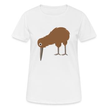 Kiwi - Women's Breathable T-Shirt - white - Front - AI Model Female 172 dark (172cm)