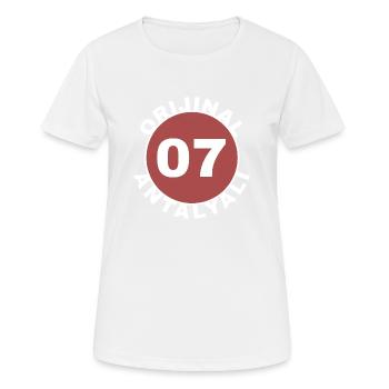 Antalya - T-shirt respirant Femme - blanc - Devant - AI Model Female 172 dark (172cm)