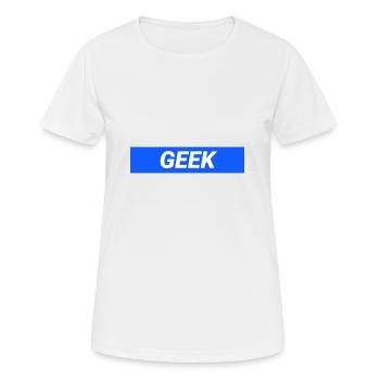 Geek Design - Women's Breathable T-Shirt - white - Front - AI Model Female 172 dark (172cm)