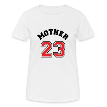 Mom 2023 - Pregnancy Announcement Baby - Women's Breathable T-Shirt - white - Front - AI Model Female 172 dark (172cm)