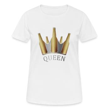 Reine - T-shirt respirant Femme - blanc - Devant - AI Model Female 172 dark (172cm)