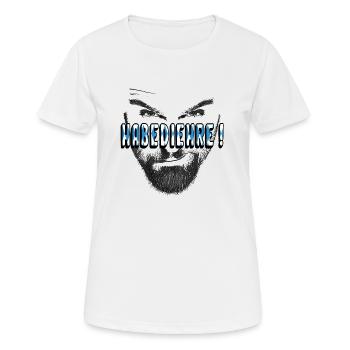 Habediehre bayrisch dialekt - Frauen T-Shirt atmungsaktiv - Weiß - Vorne - AI Model Female 172 dark (172cm)