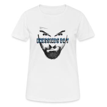 bressiads da bayrisch dialekt - Frauen T-Shirt atmungsaktiv - Weiß - Vorne - AI Model Female 172 dark (172cm)