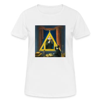 Secret Symbolism - Women's Breathable T-Shirt - white - Front - AI Model Female 172 dark (172cm)