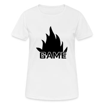 Game Gaming PC - Women's Breathable T-Shirt - white - Front - AI Model Female 172 dark (172cm)