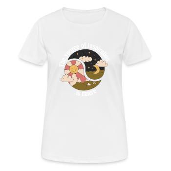 The Source Of Inspiration Is Nature Retro Designs - Women's Breathable T-Shirt - white - Front - AI Model Female 172 dark (172cm)