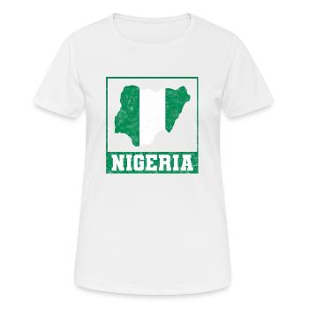 Nigeria Nigerian Africa Flag Pride I Gift - Women's Breathable T-Shirt - white - Front - AI Model Female 172 dark (172cm)