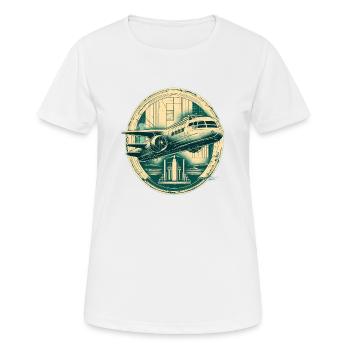 Air 30 - Women's Breathable T-Shirt - white - Front - AI Model Female 172 dark (172cm)