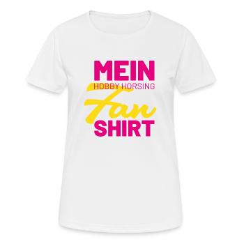 Chemise Hobby Horse Fan - T-shirt respirant Femme - blanc - Devant - AI Model Female 172 dark (172cm)