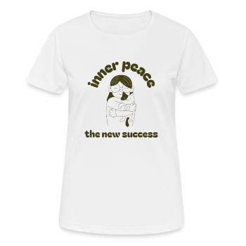 Paix intérieure - T-shirt respirant Femme - blanc - Devant - AI Model Female 172 dark (172cm)