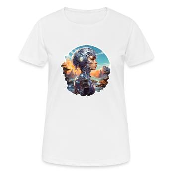 Science-fiction Fantasy - T-shirt respirant Femme - blanc - Devant - AI Model Female 172 dark (172cm)