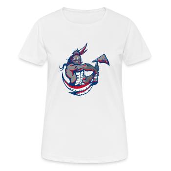 indianer - Frauen T-Shirt atmungsaktiv - Weiß - Vorne - AI Model Female 172 dark (172cm)