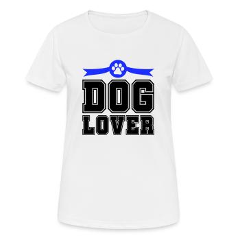 Dog Lover - Women's Breathable T-Shirt - white - Front - AI Model Female 172 dark (172cm)