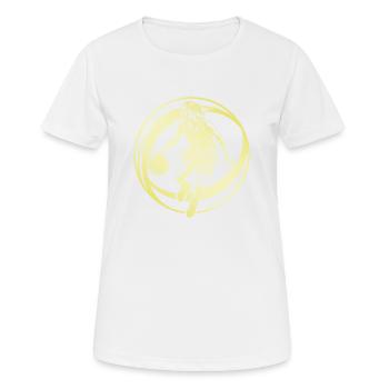Basketteur Basketteur Basketteur Femme - T-shirt respirant Femme - blanc - Devant - AI Model Female 172 dark (172cm)