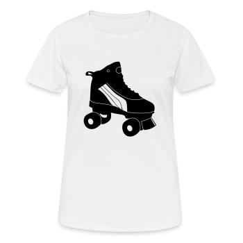 Roller - T-shirt respirant Femme - blanc - Devant - AI Model Female 172 dark (172cm)
