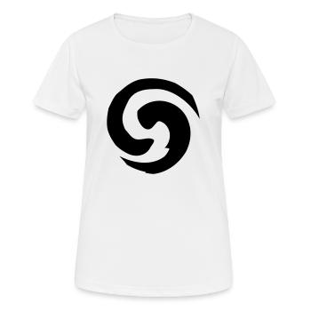 Tourbillon - T-shirt respirant Femme - blanc - Devant - AI Model Female 172 dark (172cm)