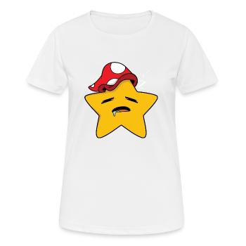 Star Dormir - T-shirt respirant Femme - blanc - Devant - AI Model Female 172 dark (172cm)