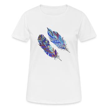 Stylo - T-shirt respirant Femme - blanc - Devant - AI Model Female 172 dark (172cm)