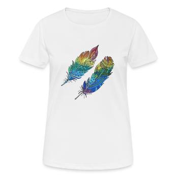 Stylo - T-shirt respirant Femme - blanc - Devant - AI Model Female 172 dark (172cm)