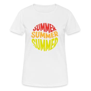 Summer - T-shirt respirant Femme - blanc - Devant - AI Model Female 172 dark (172cm)