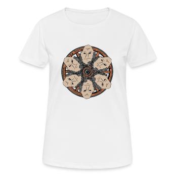 Roue de la fortune - T-shirt respirant Femme - blanc - Devant - AI Model Female 172 dark (172cm)