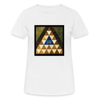 Secret Symbolism - Women's Breathable T-Shirt - white - Front - AI Model Female 172 dark (172cm)