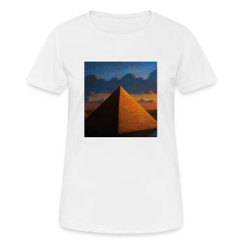 Great Pyramid - Women's Breathable T-Shirt - white - Front - AI Model Female 172 dark (172cm)