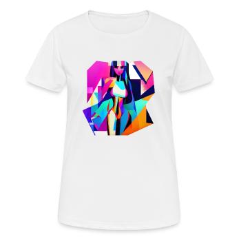 The Woman - Women's Breathable T-Shirt - white - Front - AI Model Female 172 dark (172cm)