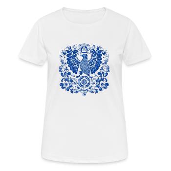 Folklore portugais - T-shirt respirant Femme - blanc - Devant - AI Model Female 172 dark (172cm)