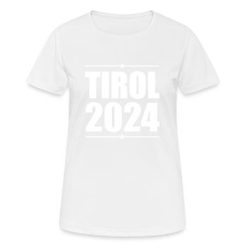 Tyrol 2024 - T-shirt respirant Femme - blanc - Devant - AI Model Female 172 dark (172cm)
