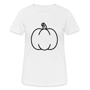 citrouille - T-shirt respirant Femme - blanc - Devant - AI Model Female 172 dark (172cm)