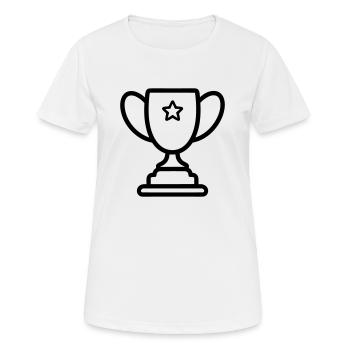 trophée - T-shirt respirant Femme - blanc - Devant - AI Model Female 172 dark (172cm)